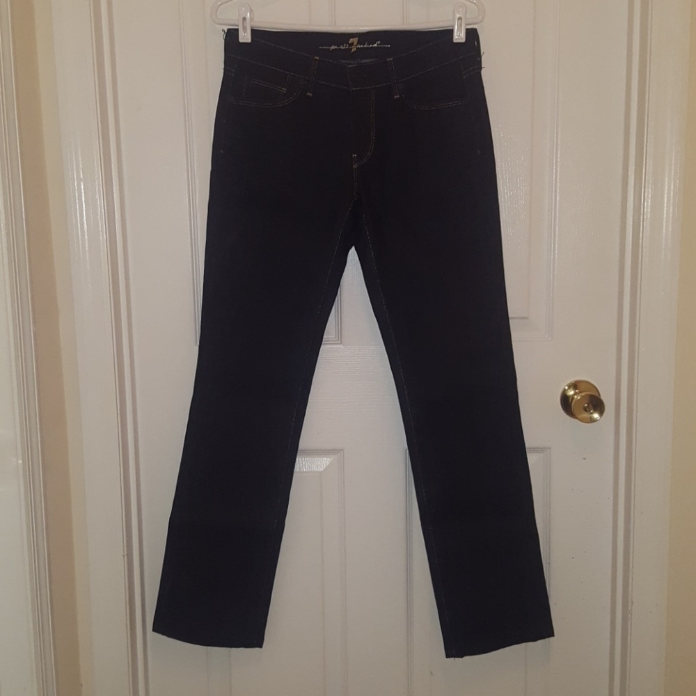 7 For All Mankind dark jeans